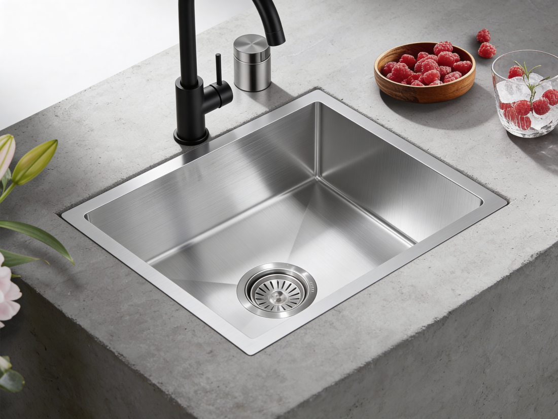 Stainless Steel Kitchen Sink (N01-812WA) thumbnail 2
